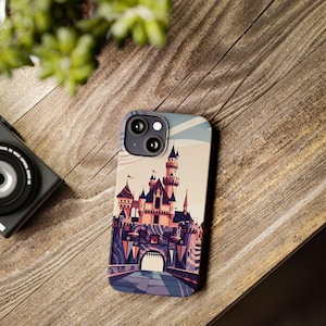 Slim Phone Cases - Disney Castle, Phone Covers, Cellphone Protectors, Castle Design, Phone Accessories