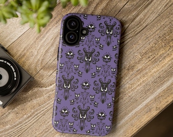 Haunted Mansion Tough Cases, Disney Phone Case, Spooky Phone Cover, Disneyland Phone Accessories, Ghost iPhone Case