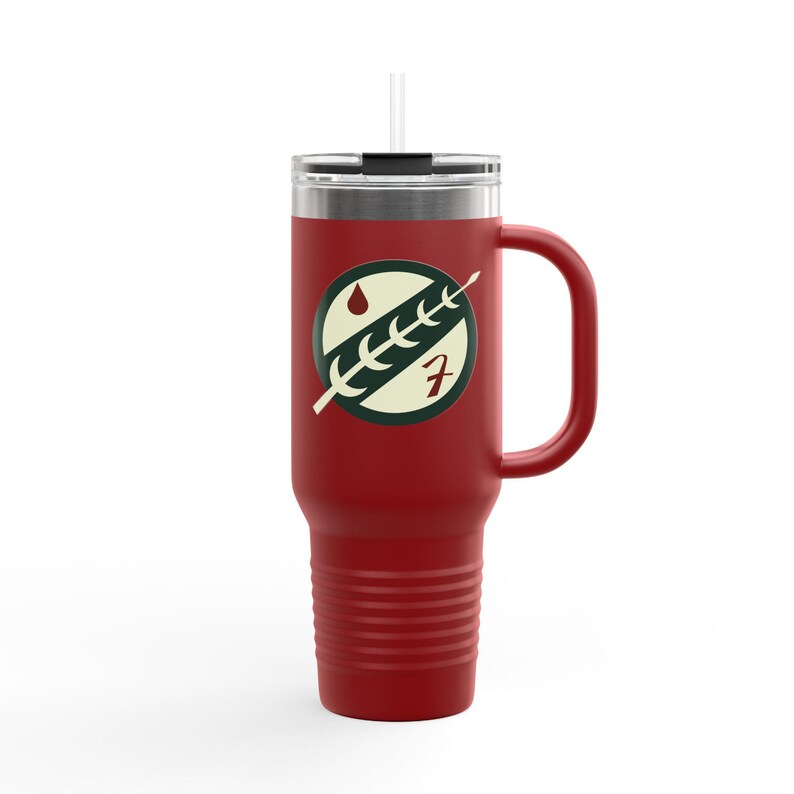 Boba Fett Mandalorian Travel Mug, Sci-Fi Gift image 9