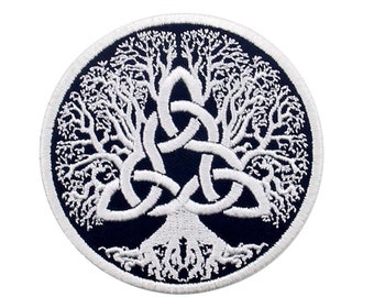 Embroidered Tree of Life Yggdrasil Iron On Sew On Applique Badge Emblem