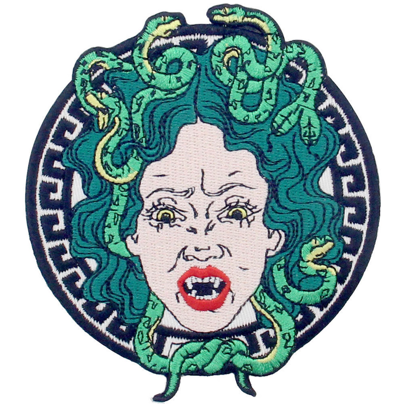 MEDUSA Lady Serpiente Cabeza Bordado Hierro on Parche Etsy Espa a MEDUSA Lady Serpiente Cabeza Bordado Hierro on Parche Etsy Espa a