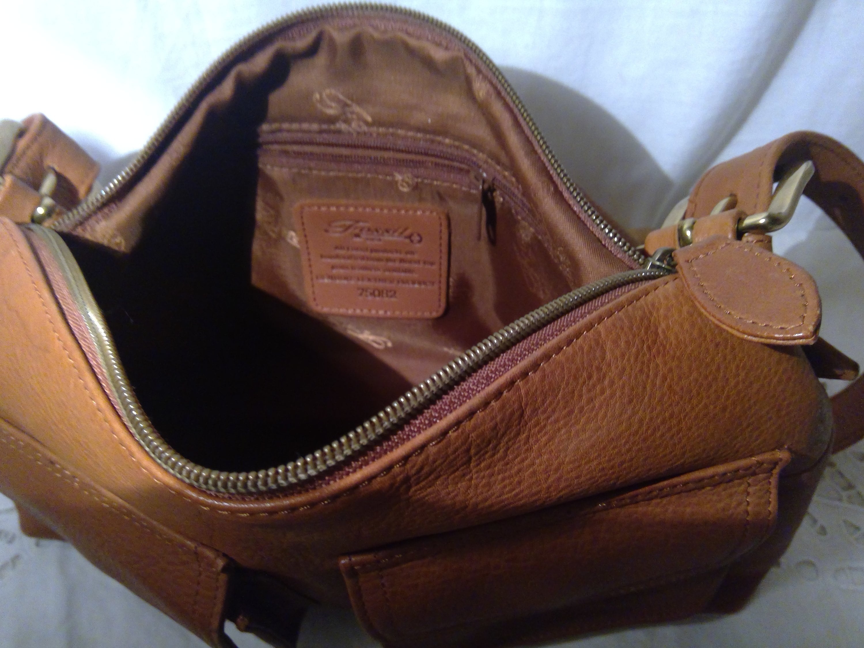 Vintage Fossil All Leather Purse 75082 Etsy