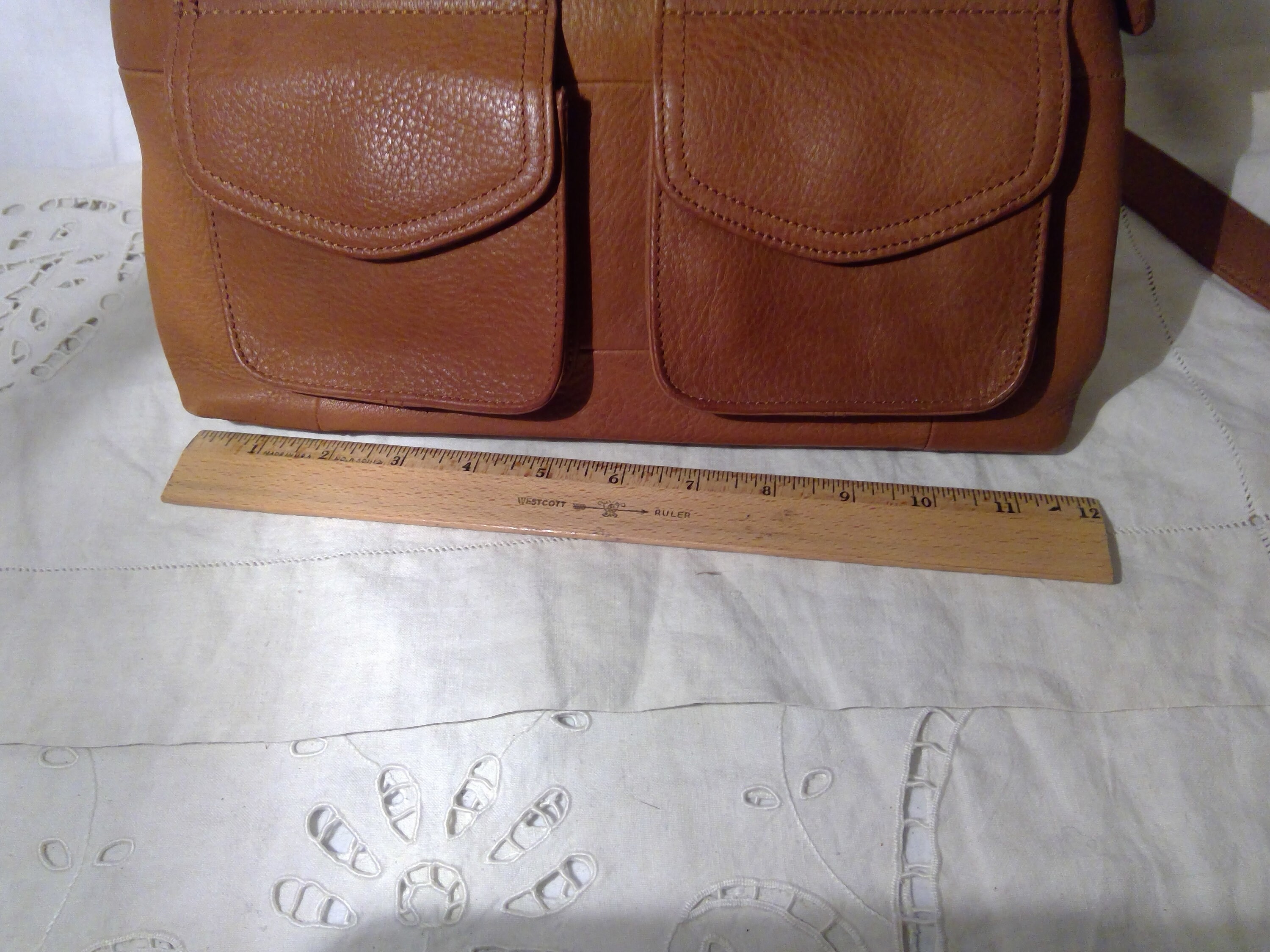 Vintage Fossil All Leather Purse 75082 Etsy