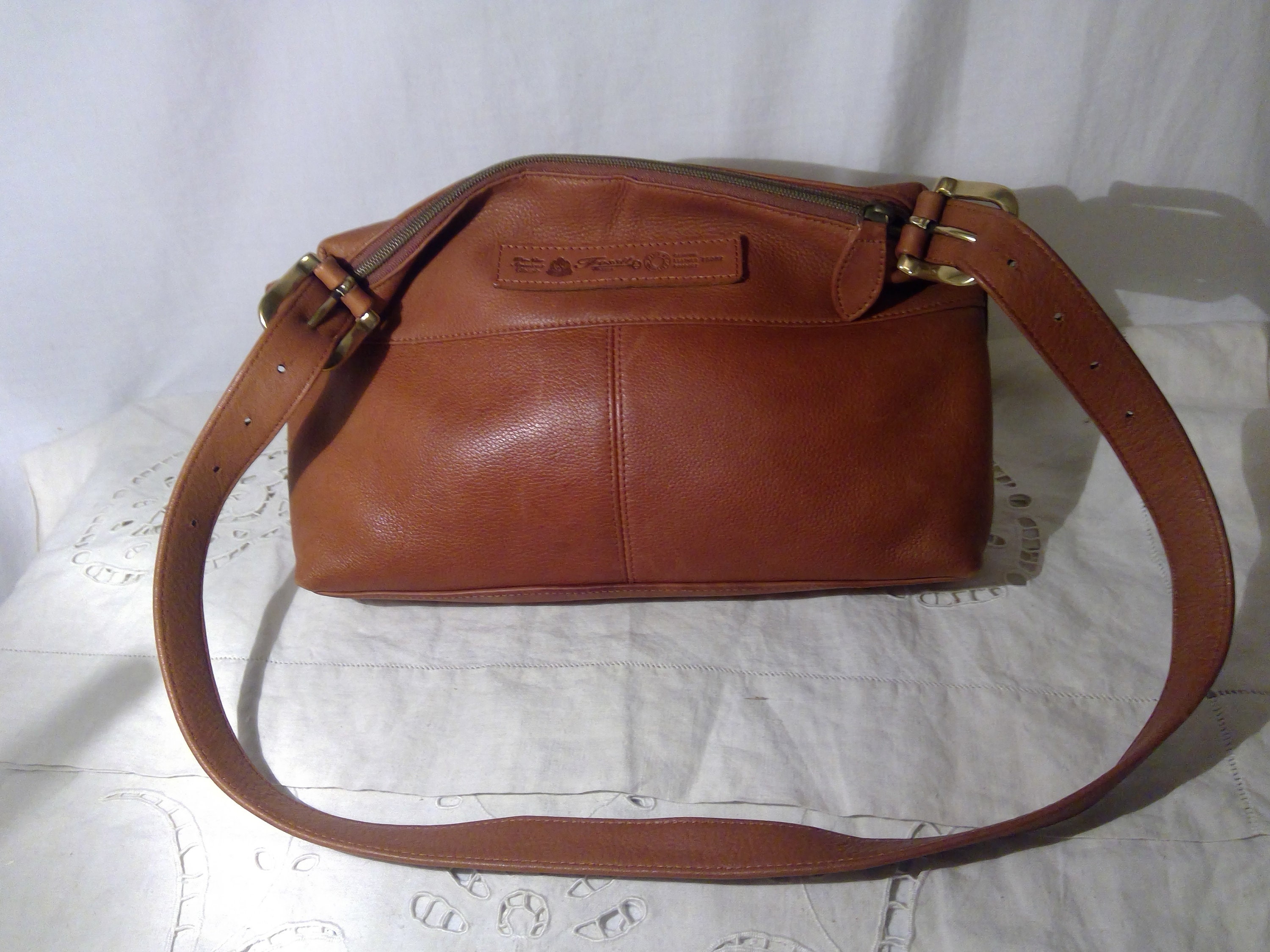 Vintage Fossil All Leather Purse 75082 Etsy
