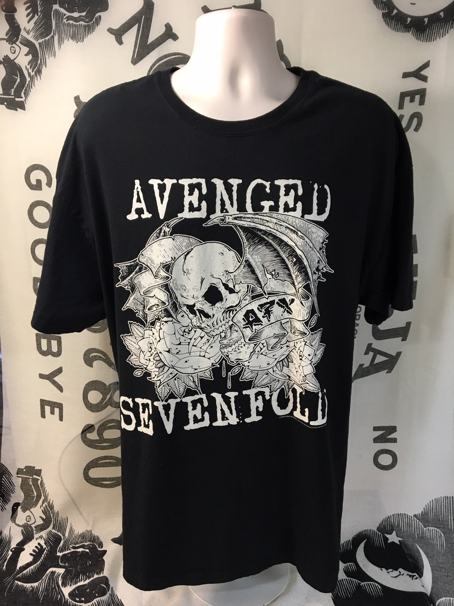 avenged sevenfold vintage t shirts