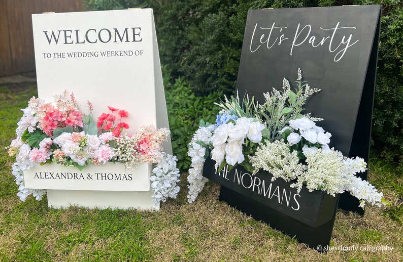 Downloadable Tutorial: Flower Box Welcome Sign, DIY Bloom Box, Make Your Own Flower Box Wedding Sign, Step by Step Instructions With Photos image 4