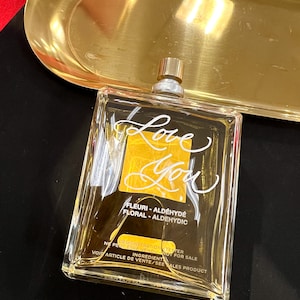 Engraved Perfume Bottle, Custom Engraved Fragrance, Perfume Engraving ...