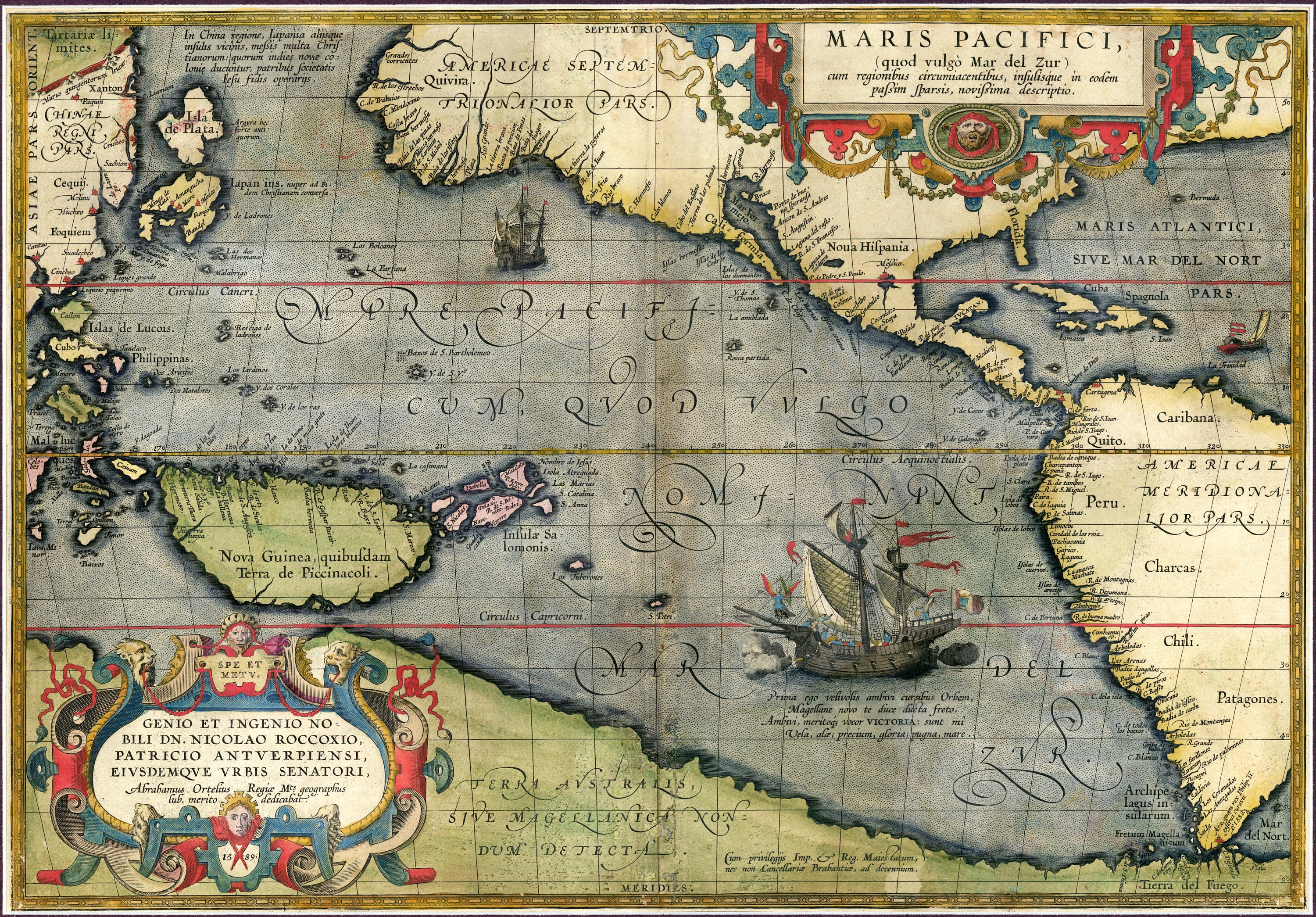 Pacific ocean map - Etsy Nederland, حجم الصورة 3000x2090