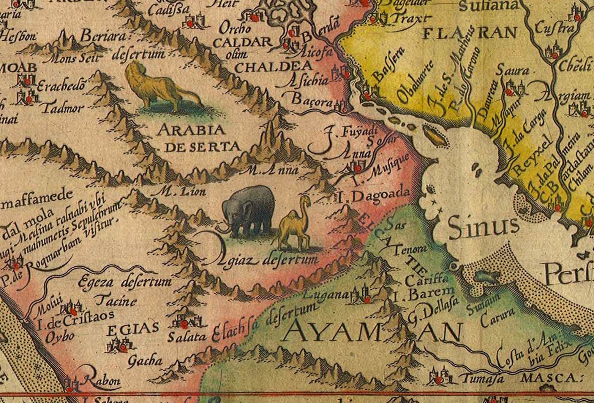 Arabia On Ancient World Map