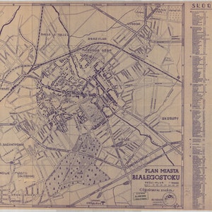 Białystok Map, Map of Bialystok, Bialystok Print, Bialystok Poster, Bialystok Art, Bialystok Map Art, Bialystok City, Poland Map, Poland