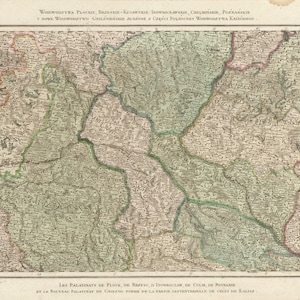 Old Map of Poland, Rizzi Zannoni, Carte de la Pologne, Poland Map, Poland Print, Greater Poland Voivodeship, Retro Poland, Poland Art, 1772