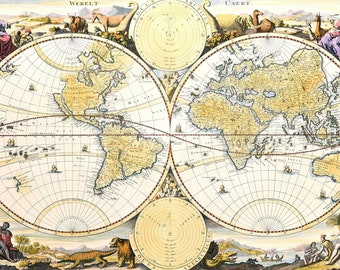 1809年製 アンティーク 世界 地図 本物 il_340x270.2498397034_c9k0.jpg