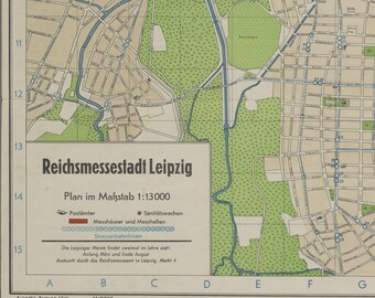 ライプツィヒ市街地図 1981年版 1750 年頃のライプツィヒの歴史地図 - Etsy 日本