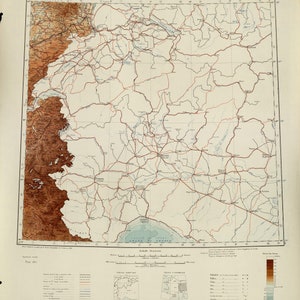 Mulhouse Map, Carte de France, Map of Mulhouse, Mulhouse Plan, Mulhouse City, Mulhouse City Plan, Mulhouse Print, Map of France, 1926