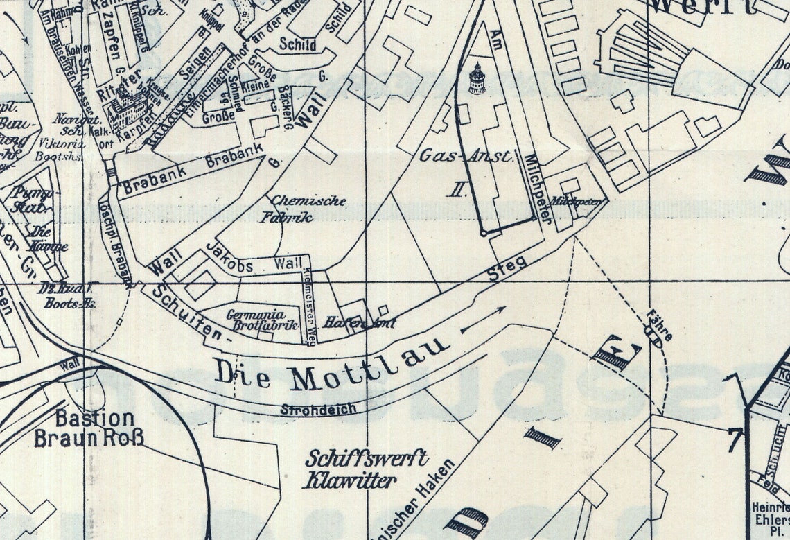Danzig Map, Map of Danzig, Gdansk Map, Gdańsk Map, Old Map of Gdansk ...