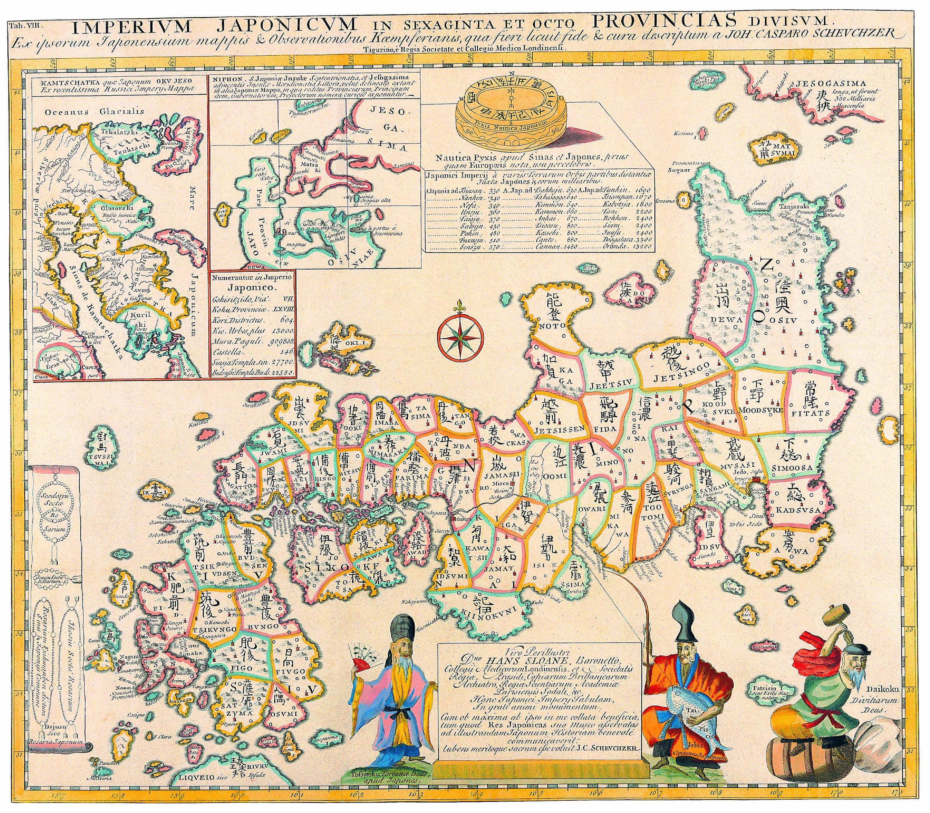 Antique Map of Japan, Japan Map Vintage, Japan Map Japanese, Japan