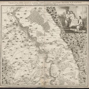 Mapa de Fráncfort del Meno para entusiastas y aficionados a la historia, Impresión de Frankfurt, Mapa antiguo de Fráncfort del Meno, Mapa de Alemania, Alemania Impresión de mapas, 1762