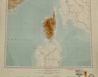 Nice Map, Carte de France, Map of Nice, Nice Plan, Nice City, Nice City Plan, Nice Print, Map of France, Old Map of France, France Map, 1949