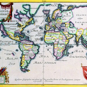 Old World Map, Digital Map Print, Vintage Map, Vintage Map Print, Ancient Maps, Old Maps, Old Map Print, Antique Map, Poster Map
