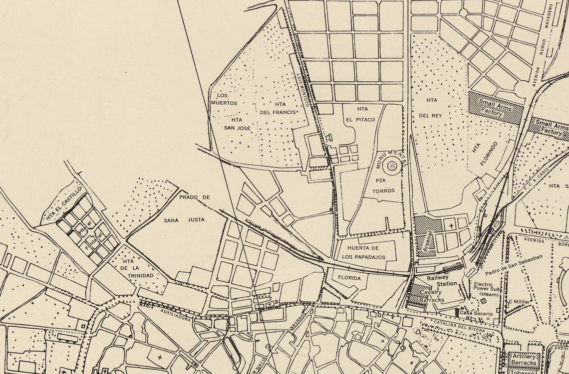 Map Of Seville Spain Neighborhoods