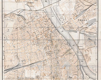 Warschau Karte, Karte von Warschau, Warschau Stadt, alte Warschau Karte, Retro Warschau Karte, Vintage Warschau Karte, Warschau Druck, Warschau Geschichte, Warschau Karte, 1930