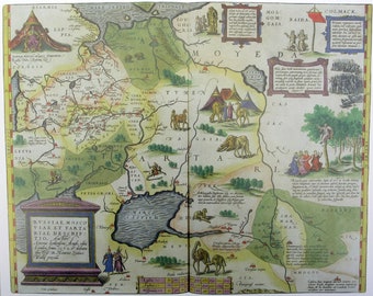Russia Map, Tartaria Map, Old World Map, Digital Map Print, Vintage Map, Vintage Map Print, Ancient Maps, Old Map Print, Antique Map, 1562