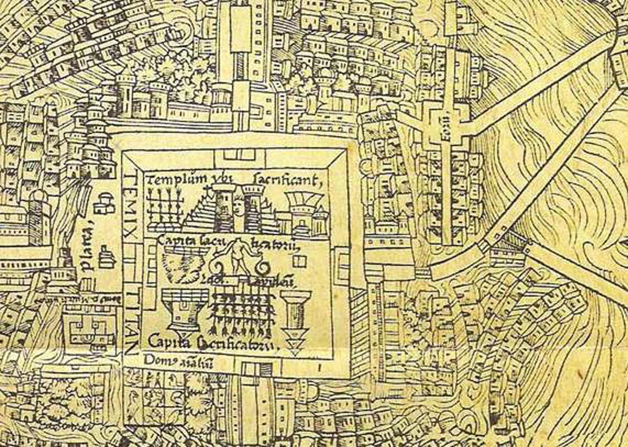 Aztec Map Of Tenochtitlan