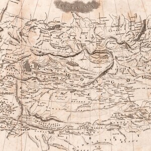初だし　稀少　古地図　1680年頃　A.M. Mallet　「古代大陸図」美品 初だし 稀少 古地図 1680年頃 A.M. Mallet 「古代大陸図」美品