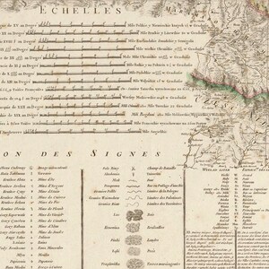 Map of the Borders of Poland and Transylvania, Southern Part of Halych ...