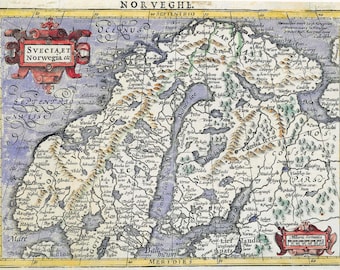 Scandinavia Map, North Europe Map, Norway Map, Sweden Map, Old Scandinavia Map, Old Map of Europe, Old Europe Map, Map of Europe, Europe Map