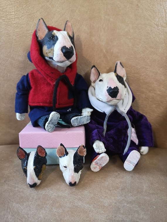 english bull terrier soft toy