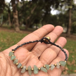 Haunted Egyptian Green Stone Marid Djinn Spirit Wicca Paggan Spell Magickal Vessel Tribal Lady Leader C2 Bacelet Jewelry