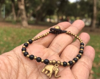 Rey Elefante Viejo Khodam Poderoso marid Anillo Djinn Talismán propio de la bruja Hechizos Wicca Conocimiento espiritual Lo último de la vida C6 Bacelet Joyería