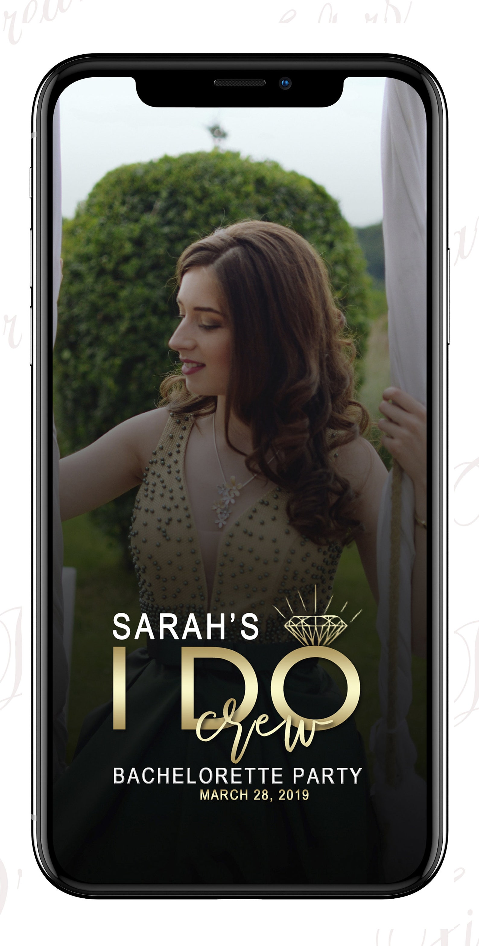 Electronic Bridal Shower Invitation I Do Crew Invitation Etsy