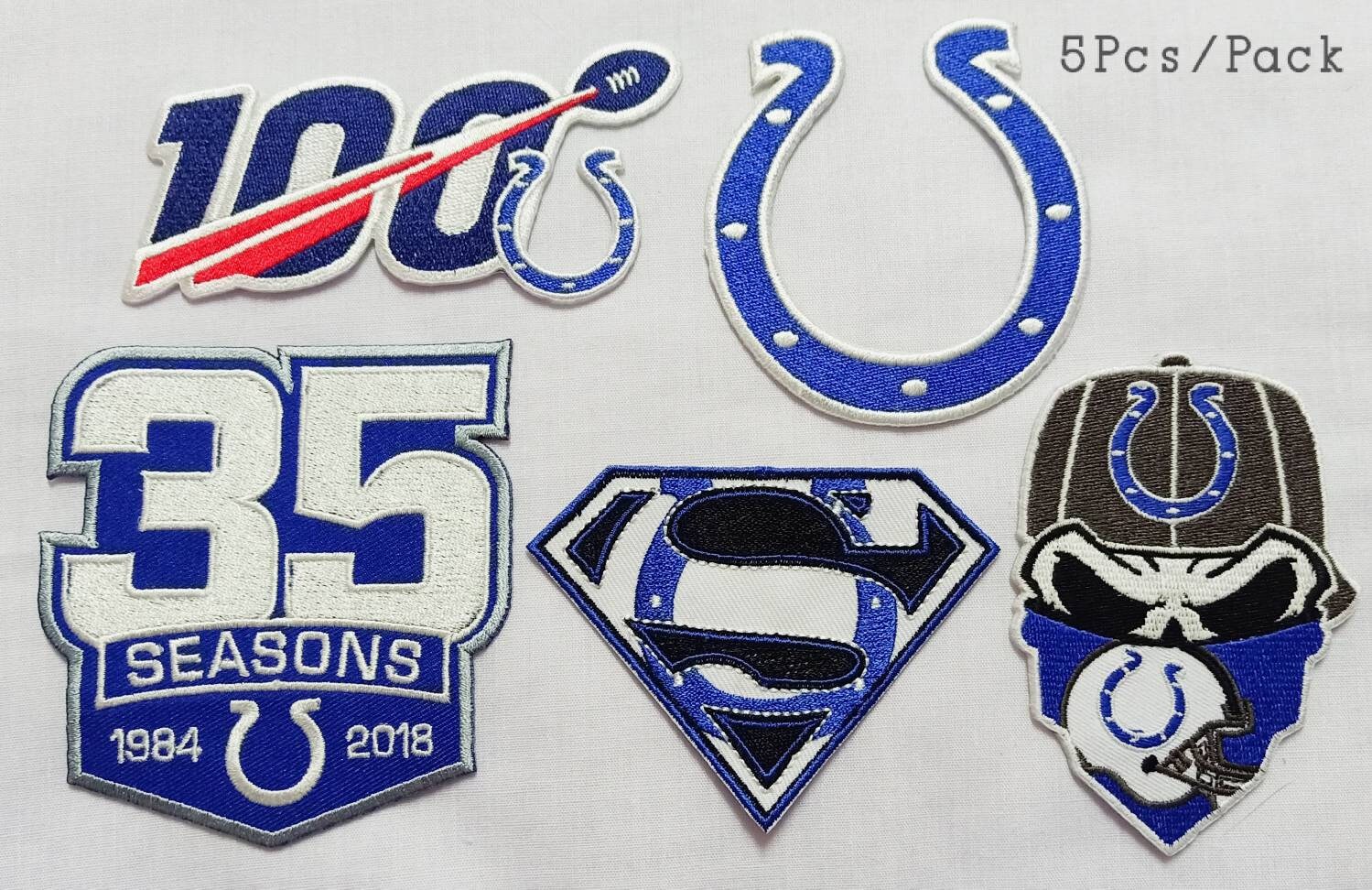 Indianapolis Colts 5Pcs/Pack Logos Patches onIron on and Etsy