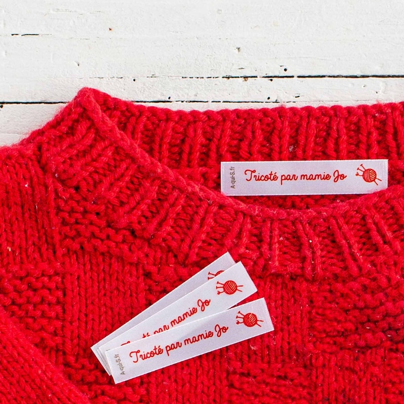 Silk Tag Personalized - Etsy