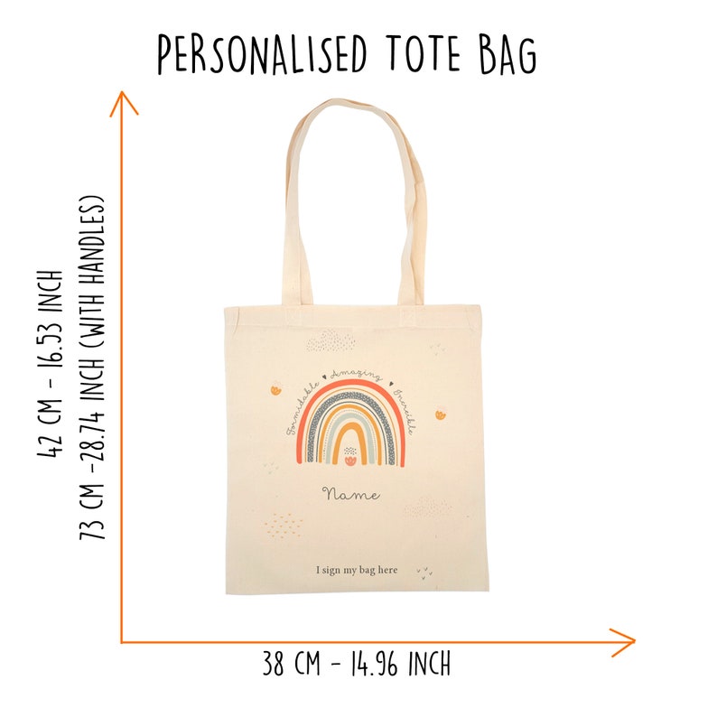 Personalised totebag perfect gift for Mother's day Teacher's Appreciation week Personalized totebag Custom totebag Cotton T203