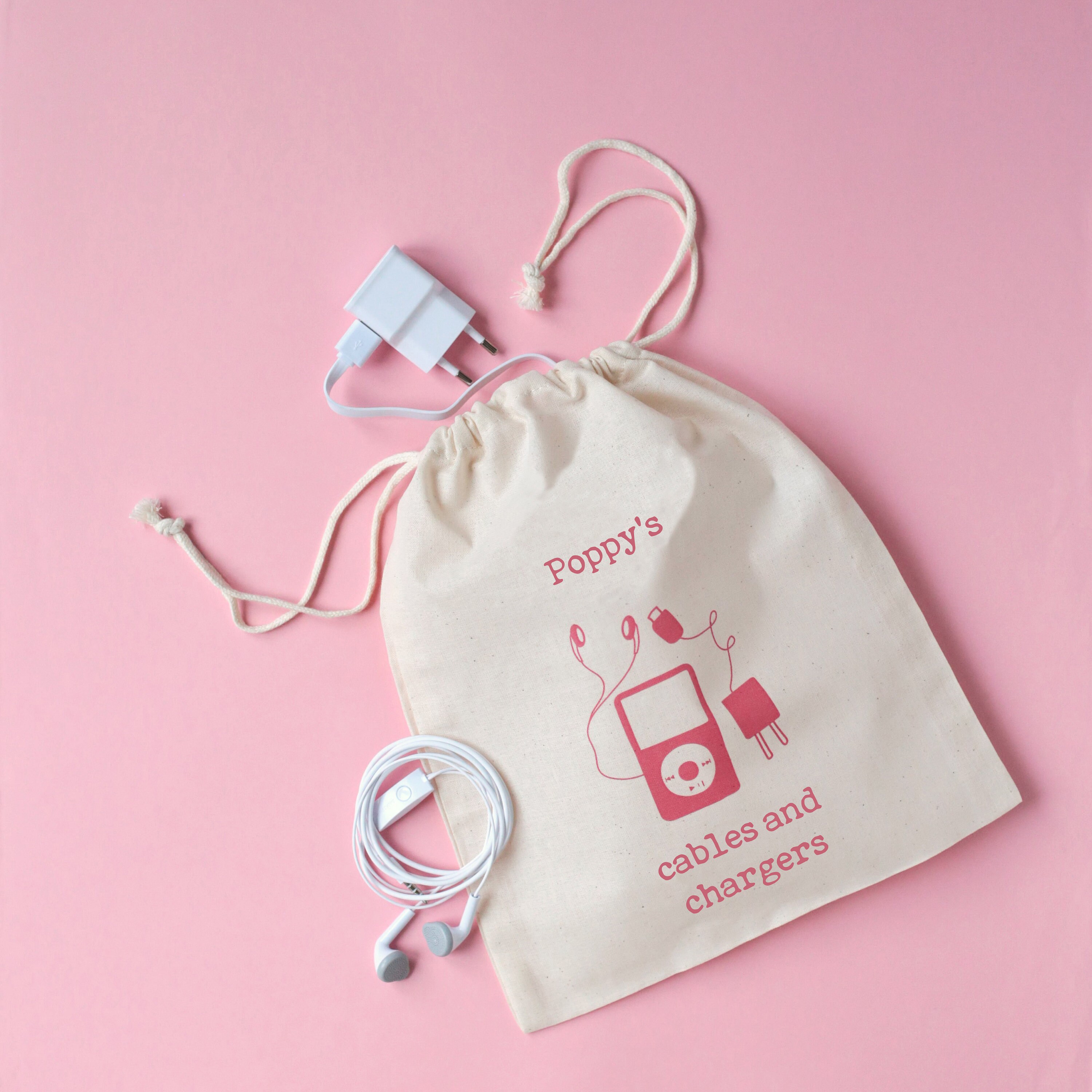 Personalised drawstring cotton bags Etsy