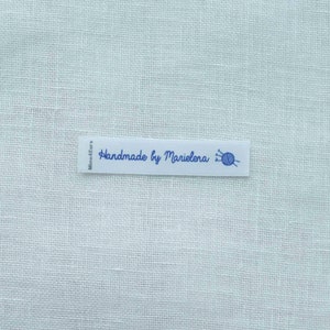 Personalised fabric sewing labels. Choice of colours and quantities. Font Always. Made to order sew in name labels image 3
