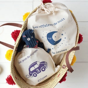 Personalised drawstring cotton bags image 1