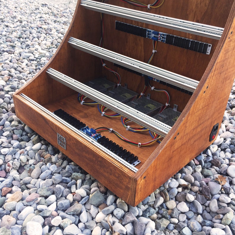 15U EURORACK CASE POWERED 84 o 104 hp modular synthesizer image 8