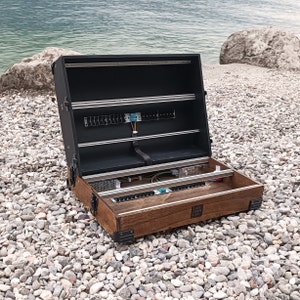 12U 98hp or 84hp Flight Handlebag Eurorack Powered Case, modular synthesizer
