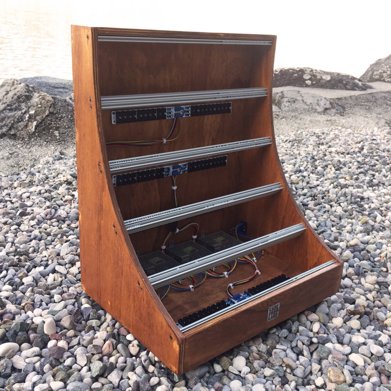 15U EURORACK CASE POWERED 84 o 104 hp modular synthesizer image 3