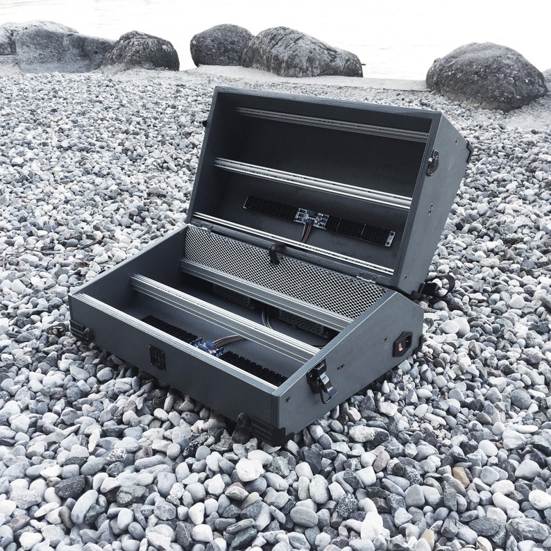 12U EURORACK CASE POWERED 84 104 126 hp or other patched image 0