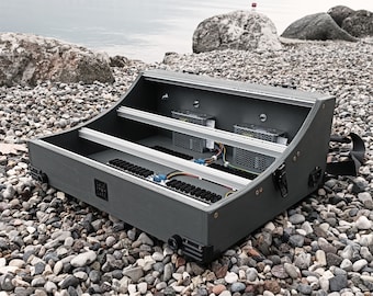 6U EURORACK CASE POWERED (or Not), 84 or 104 or 126 Hp