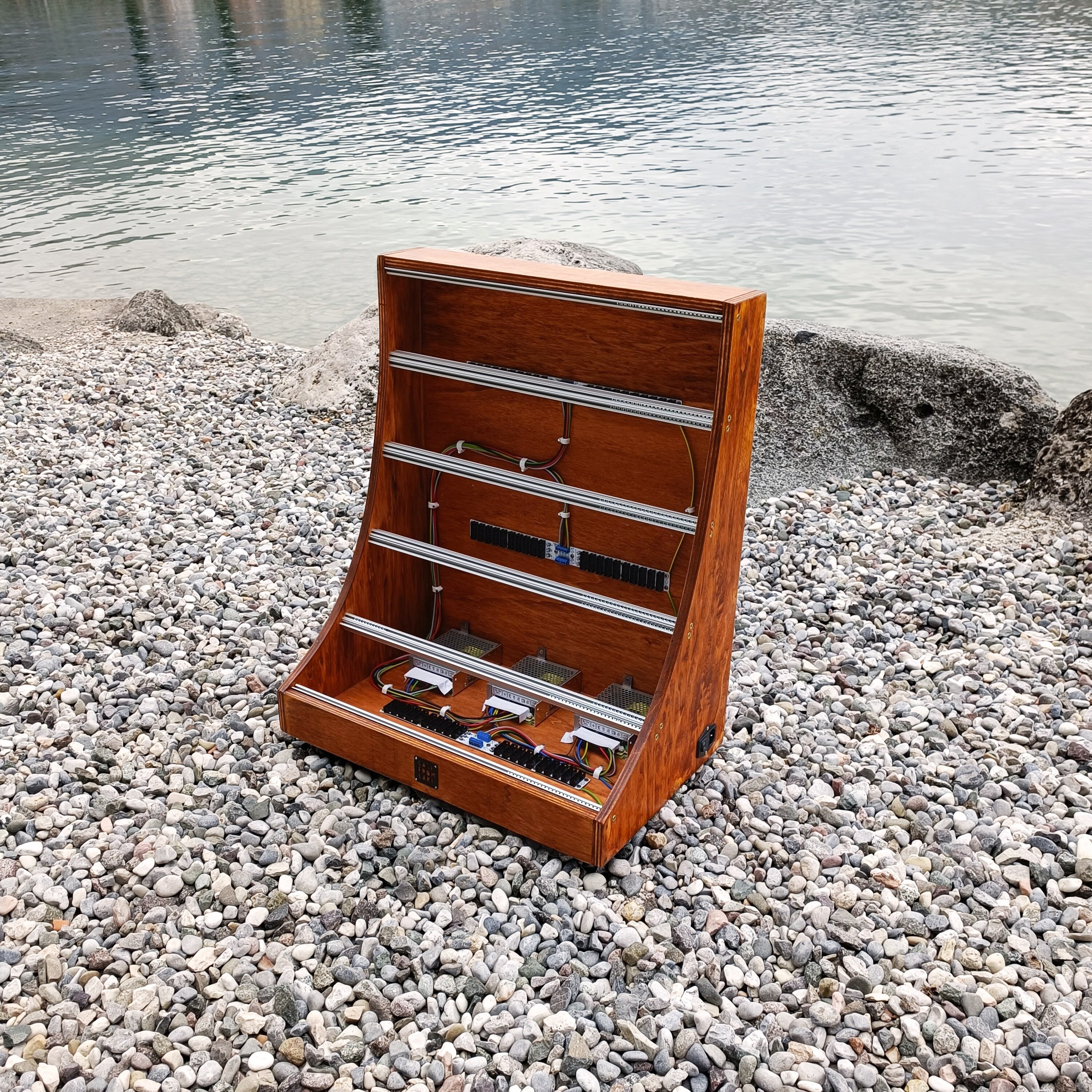 鍵盤楽器 Case From Lake 6U 126HP Modular Case 6U Eurorack Case Powered, 120 or 126 hp, patched resealable