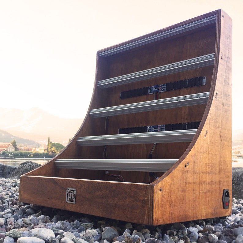 15U EURORACK CASE POWERED 84 o 104 hp modular synthesizer image 0