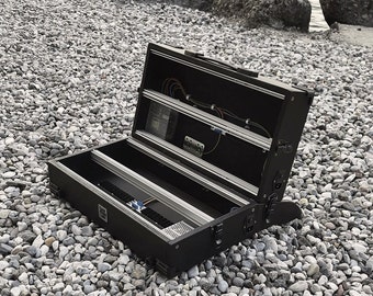 12U EURORACK CASE POWERED (2x6u), 84 or 104 or 126 Hp
