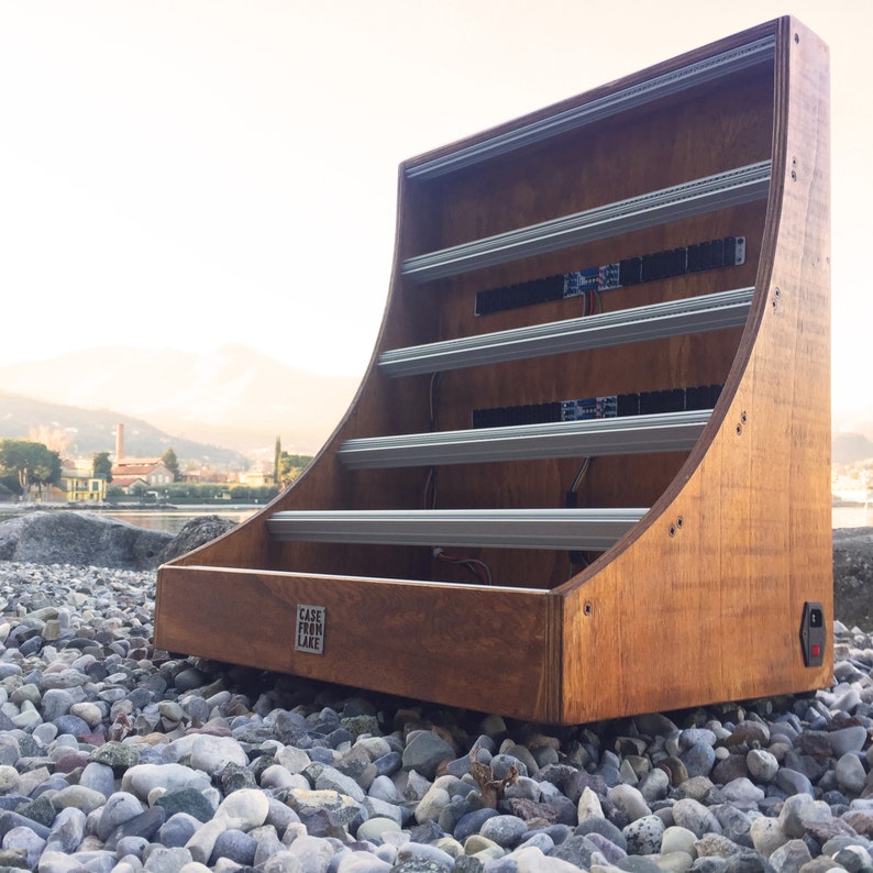 15U EURORACK CASE POWERED 84 o 104 hp modular synthesizer image 7