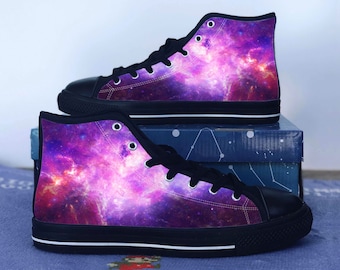 Galaxy Converse Galaxy Hi Tops Custom Converse Nebula 